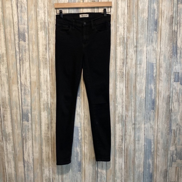 Madewell 9” Mid-Rise Roadtripper Skinny Jeans in Bennett Wash | Size 26 - Picture 3 of 10